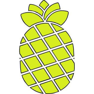 Ananas Meyve vektör çizim