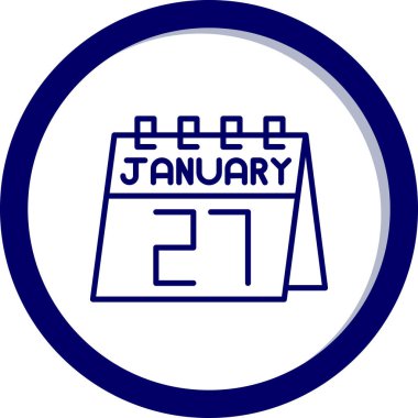 Takvim simgesi, vektör çizimi