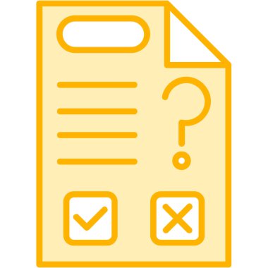 belge simgesi. vektör illüstrasyonu