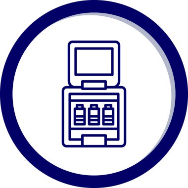 Modern b 'nin vektör illüstrasyonu eksik simgesi