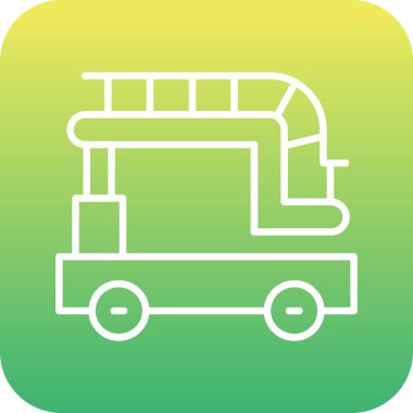 Kamp simgesinin vektör illüstrasyonu