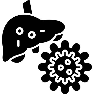 Virüs ve covid 19, vektör çizimi