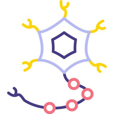 Şirin bir karikatür çiçeğinin vektör çizimi