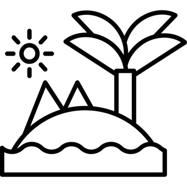 bitki simgesi, vektör illüstrasyonu