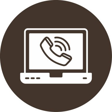 Telefon simgesi, vektör çizimi