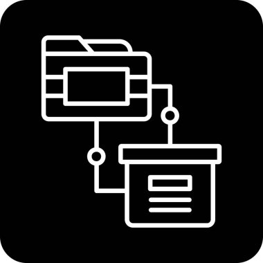 Vektör belgesi Simge illüstrasyonu