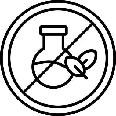 Biyolojik tehlike simgesinin vektör çizimi