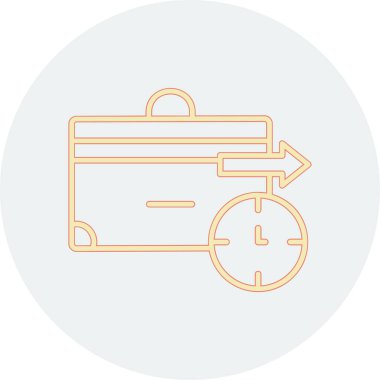 Bir benzin istasyonu simgesinin vektör illüstrasyonu