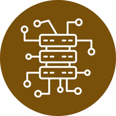 Modern bir simgenin vektör illüstrasyonu