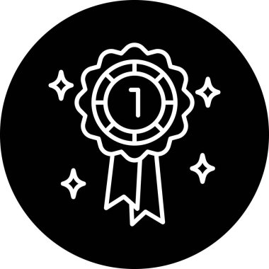 Ödül simgesinin vektör illüstrasyon tasarımı