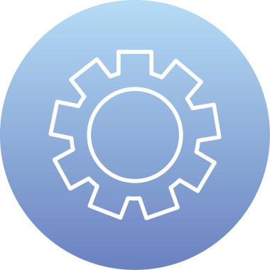 dişli vektör sembolü tasarım illüstrasyonu