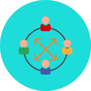 Ekip çalışması kavramı vektör çizim