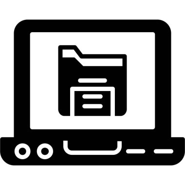 dosya biçimi simgesi, vektör illüstrasyonu