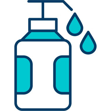 su damlası ikon vektör illüstrasyonu