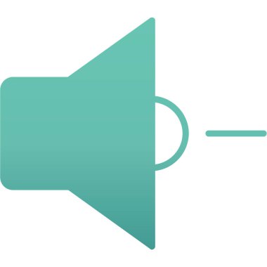 megafon ses simgesi vektör illüstrasyon tasarımı