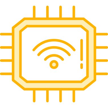 İşlemci. Web simgesi basit illüstrasyon