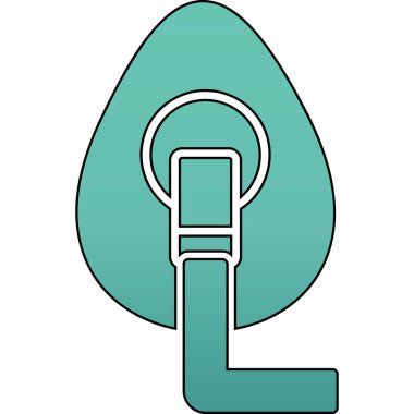 güzel ve klasik çizgi vektör simgesi