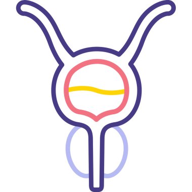 Kanser. Web simgesi basit illüstrasyon