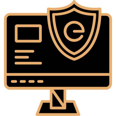 Dizüstü bilgisayar simgesi, vektör illüstrasyon tasarımı