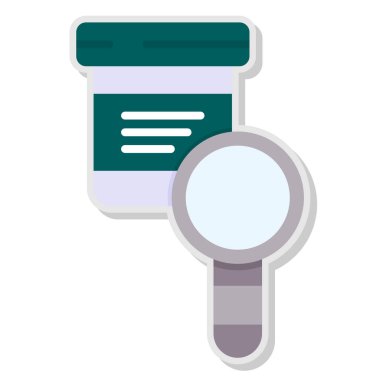 Arama simgesi vektörü olan büyüteç