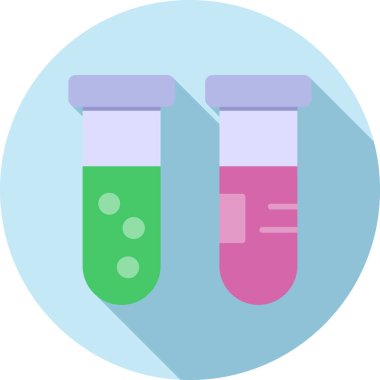 Laboratuvar. Web simgesi basit illüstrasyon