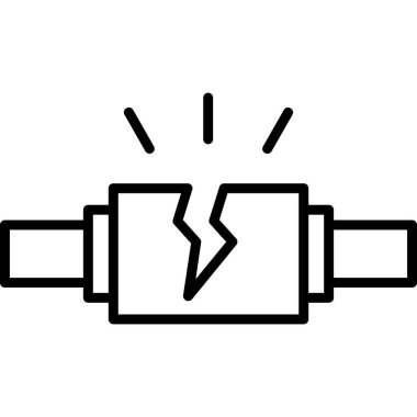 pil şarj etme simgesi ana hat biçiminde
