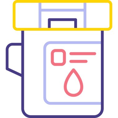 damla vektör simgesi, basit vektör ikonu, düz biçim