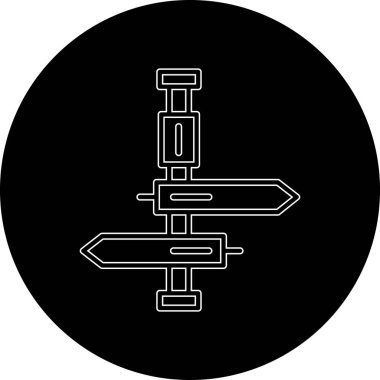 ok simgesinin vektör illüstrasyonu