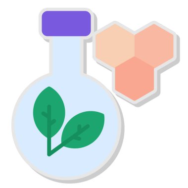 Bitki ve bitki işaretinin vektör çizimi. bitki ve çiçek stoku vektör illüstrasyonu koleksiyonu.