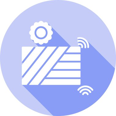 Simgeyi ayarlamanın vektör illüstrasyonu