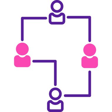 ağ bağlantısı simgesi çizimi