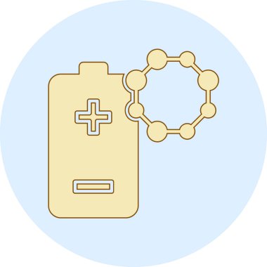 Vektör illüstrasyonu, simge ögesi arkaplanı