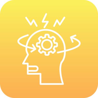 Beynin vektör simgesi