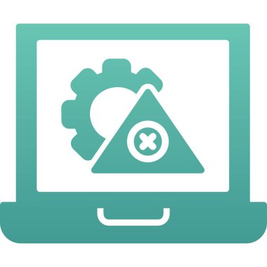 hata vektör simgesi. Düz vektör sembolü. 10 saniye..