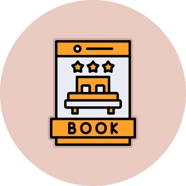 Kitap. Web simgesi basit illüstrasyon