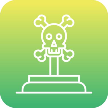 kafatası simgesi modada izole edilmiş arkaplan