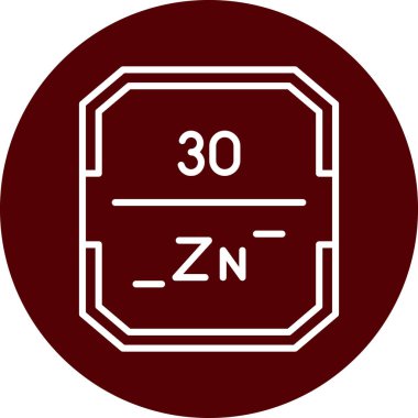 30 z simge vektör illüstrasyonu