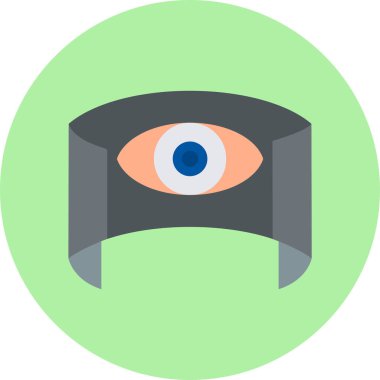 Göz düzlüğü vektör illüstrasyonu