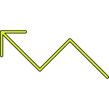 ok simgesi vektör illüstrasyonu