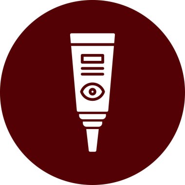 Eşsiz termometre kabartma vektör simgesi