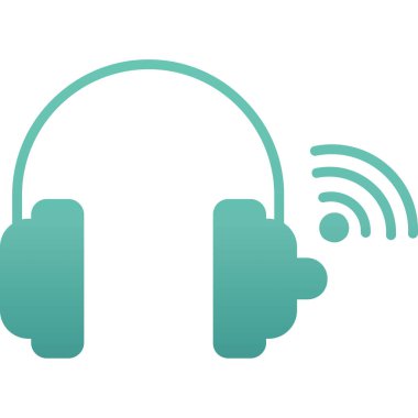 Tasarım için kulaklık simgesi simgesi