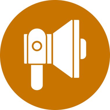 Hoparlör simgesinin vektör çizimi