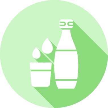 şişe simgesi vektör illüstrasyonu