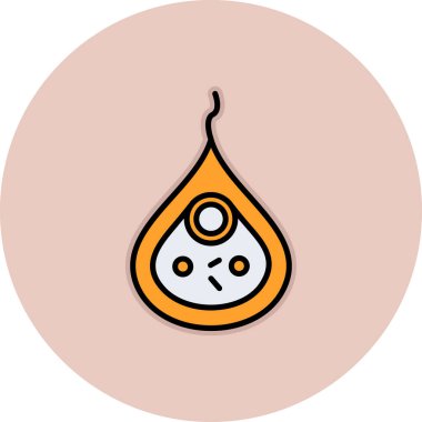 Moda biçimi izole edilmiş arkaplanda simge bırak