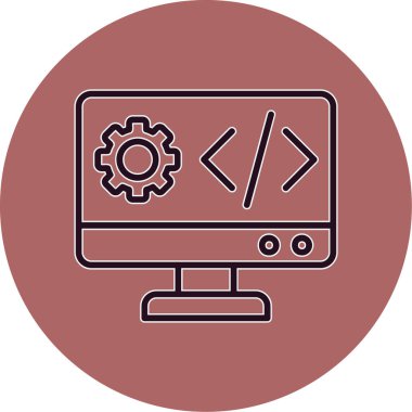 Web simgesi vektör illüstrasyonu