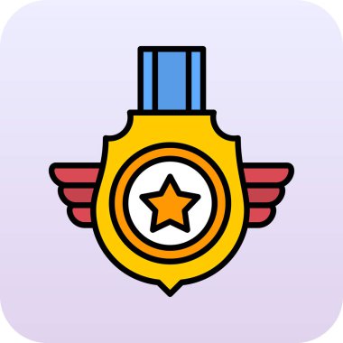 Renk çizgisi yıldız simgesi beyaz arkaplanda izole edildi. Yıldız puanı, en iyi derecelendirme. vektör illüstrasyonu