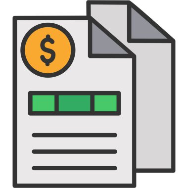 Dosya. Web simgesi basit illüstrasyon