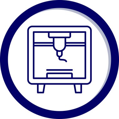 Modern bir simgenin vektör illüstrasyonu