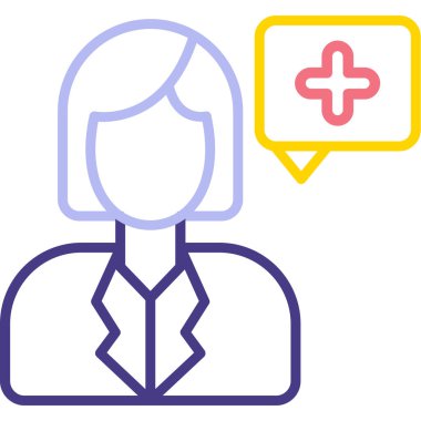 İş simgesinin vektör illüstrasyonu