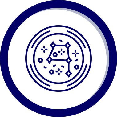 Pusula. Web simgesi basit illüstrasyon